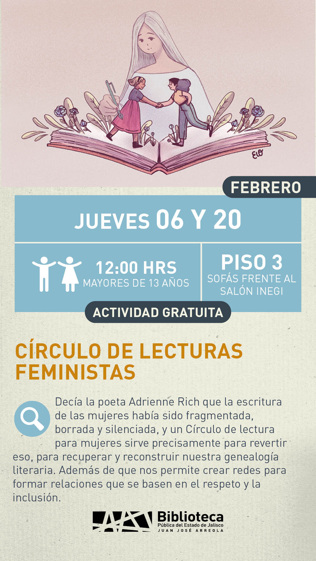 06 Y 20 CÍRCULO DE LECTURAS FEMINISTAS