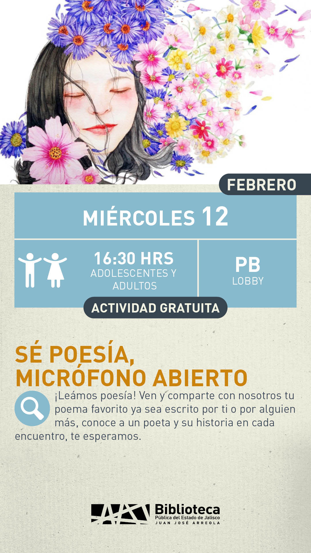 12 SÉ POESÍA, MICRÓFONO ABIERTO